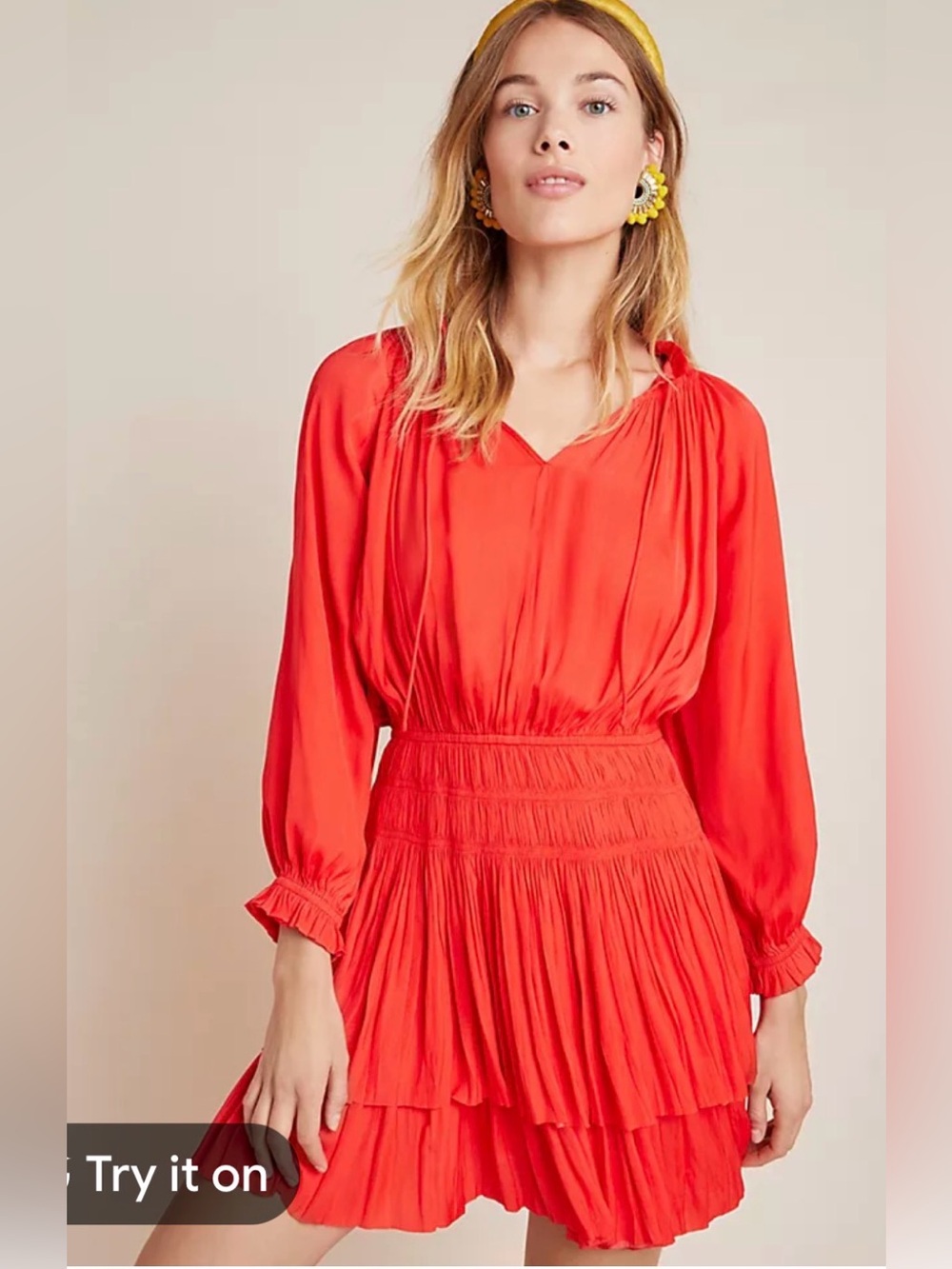 Current Air Poppy mini dress red small
